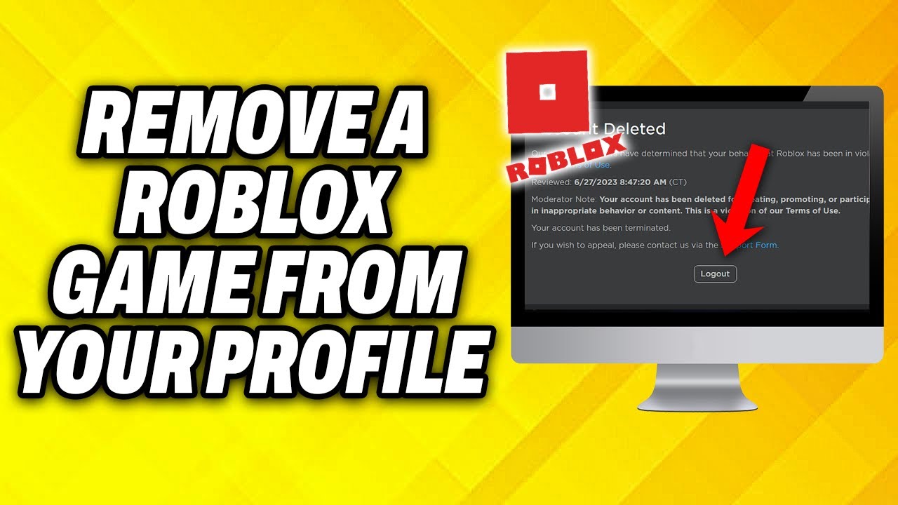 How To Remove A Roblox Game From Your Profile 2025 YouTube 