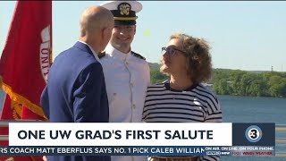 One UW-Grad's first salute