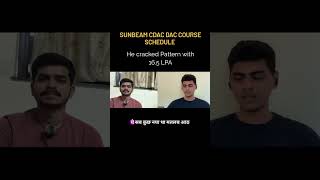 Sunbeam CDAC DAC course Schedule 📈 #itcareer #cdac