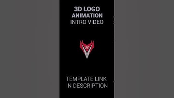 3D Logo Animation Intro Video #Shorts