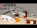 Aufero laser 1. Обзор компактного лазерного гравёра!  Тесты и способы применения!