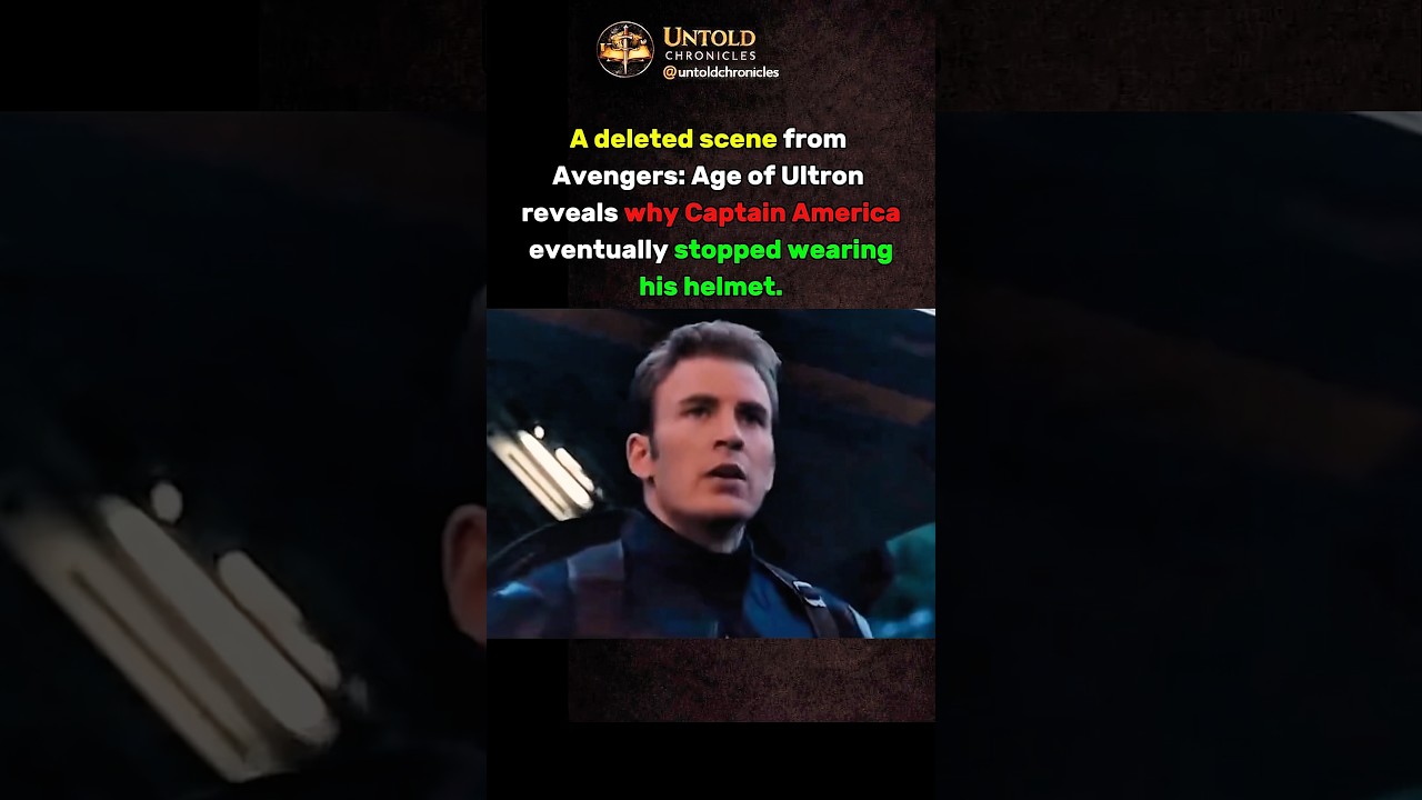This is why he stopped wearing his helmet #captainamerica #marvel #avengers
