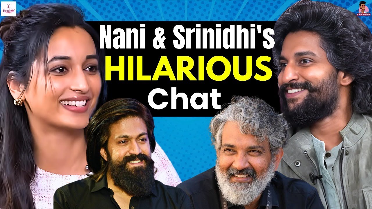 Nani & Srinidhi Shetty's FUNNIEST Interview | Yash, HIT 3, KGF, Rajamouli, Swapna Dutt, Natural Star