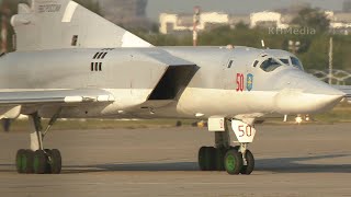 Tu-22M3 Backfire after takeoff almost returned back RF-34035