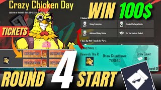 ROUND 4 CRAZY CHICKEN DAY EVENT | RETURN CRAZY CHICKEN DAY EVENT PUBG MOBILE
