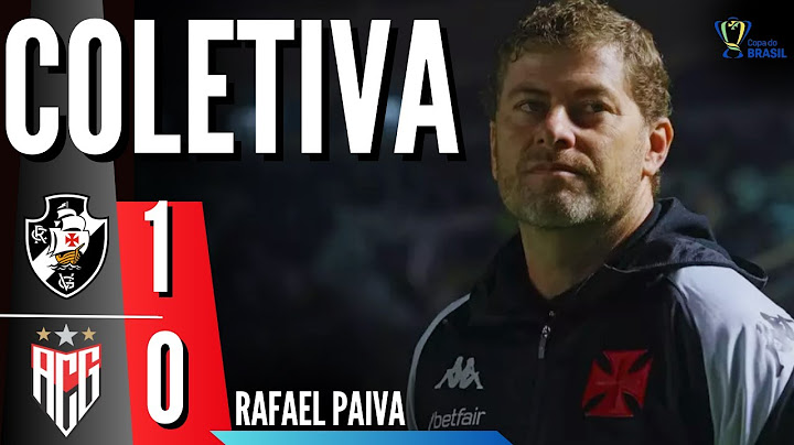 COLETIVA DE RAFAEL PAIVA AO VIVO | PÓS-JOGO VASCO X ATLÉTICO-GO | 8ª DE FINAL COPA DO BRASIL 2024