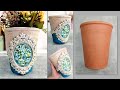 Vintage flower pot decor/DIY Home Decor