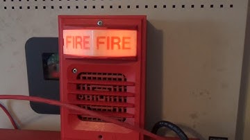 Simplex 2001 System Test #2 - Simplex 2903-9005 + 9806 Horn Light (90BPM March Time)