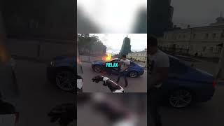 Bmw Engine Explodes Into Flames During High-Speed Race