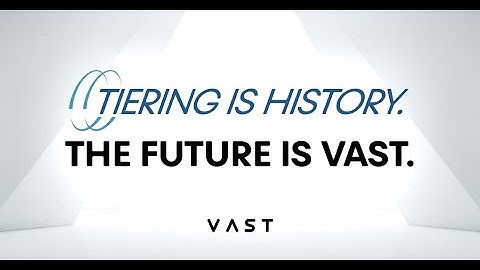 Shared-nothing architectures are the past. The future is VAST.