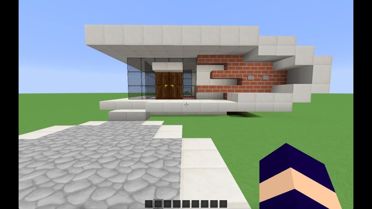 Minecraft tuto construction d'une petite maison moderne youtube