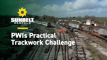 Sunbelt Rentals supports VolkerFitzpatrick at the PWIs Practical Trackwork Challenge