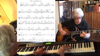 The Summer Knows - L'été 42 - guitar & piano jazz cover - Yvan Jacques