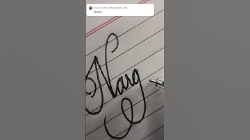 Nargis Name in cursivewriting #shortsvideo #learncursive #handwritingstyles #name #cursivewriting