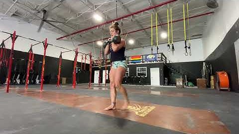 Dual Kettlebell Front Rack Alternating Reverse Lunges