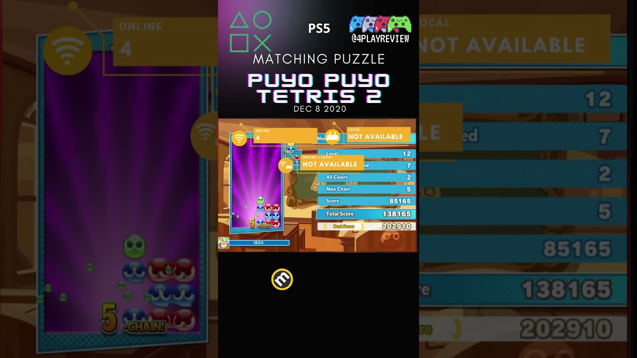 Puyo Puyo Tetris 2 - PS5 - VNS Games - Seu próximo jogo está aqui!