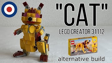 LEGO Creator 31112 Alternative build tutorial CAT、レゴクリエイター31112をネコに組み替え