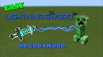 OP Lightning Sword in Minecraft | Command Block Tutorial