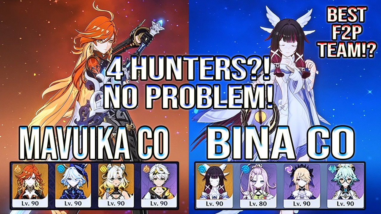 💥 Лучшая команда для игроков без доната: Колумбина против 4 Охотников из Дикой местности! Мавуика...