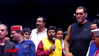 CWE |Honouring Ceremony at 'The Great Khali Returns' Show in Mandi