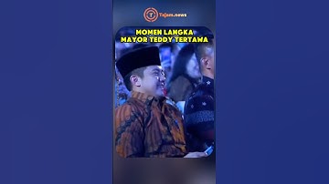 MOMEN LANGKA Mayor Teddy Tertawa Lihat Ekpsresi Prabowo Singgung Koruptor
