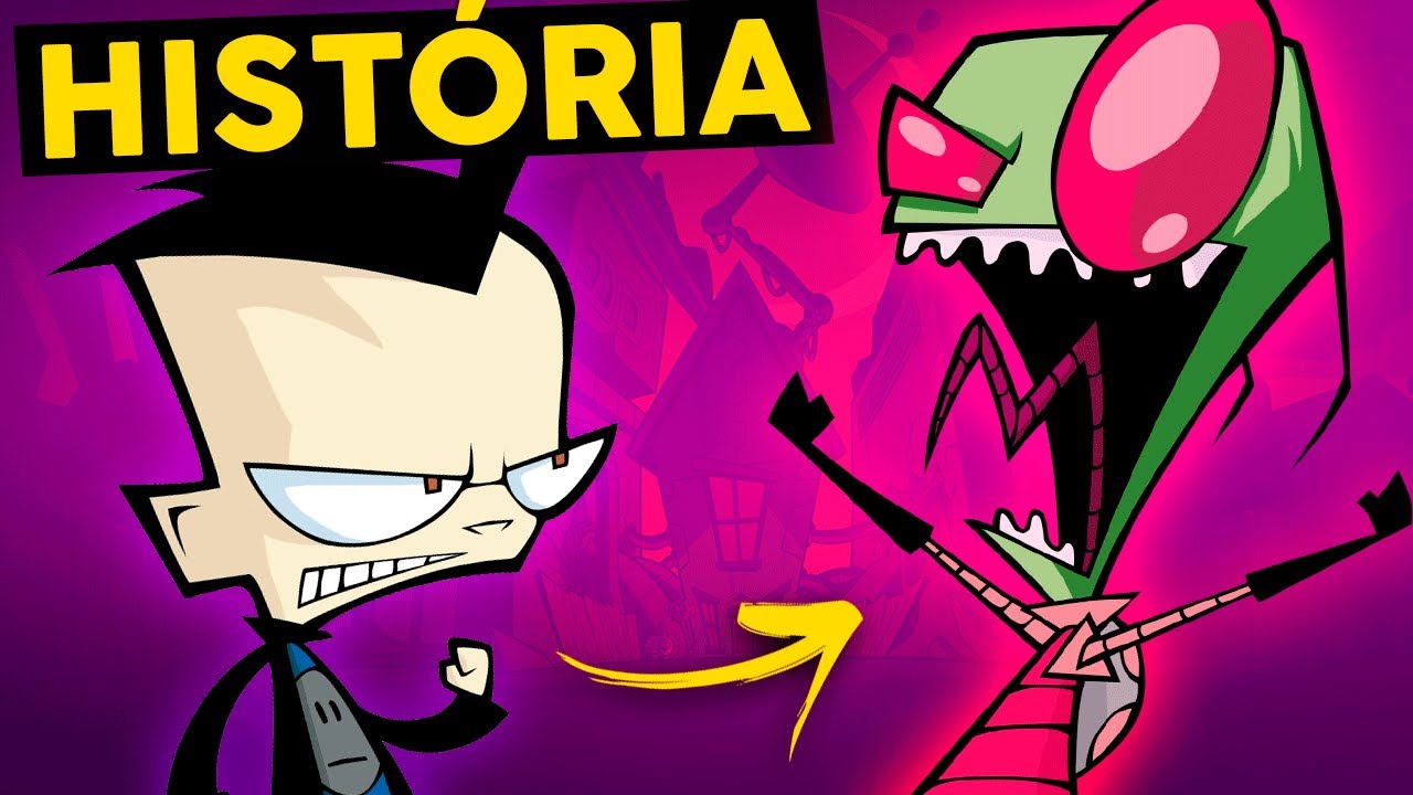 INVASOR ZIM O DESENHO MAIS SOMBRIO DA NICKELODEON 