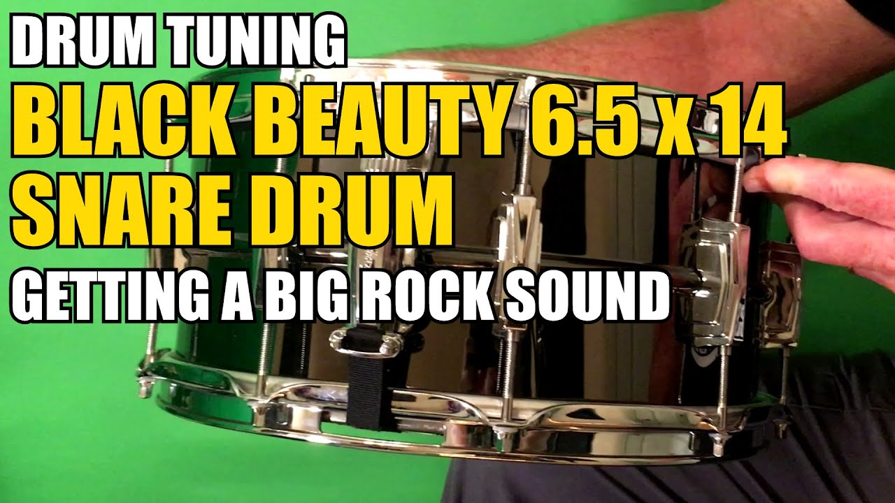 Drum Tuning - Black Beauty Snare Drum