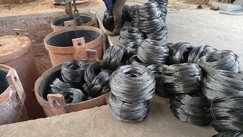 YAJIADA Binding Wire Factory, Wire drawing, Annealing, Packing and loading.