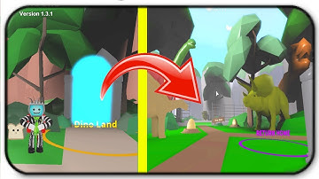 New Dino Land Update! Lets Explore The Jurassic World in Roblox Mining Simulator