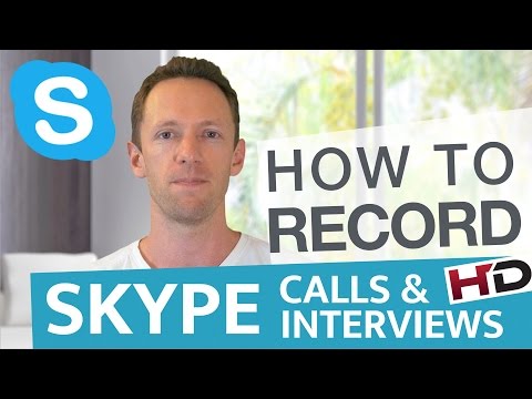 Video: Een Skype-gesprek Opnemen