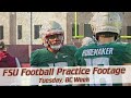 FSU Football | practice video | Boston College week | Jordan Travis