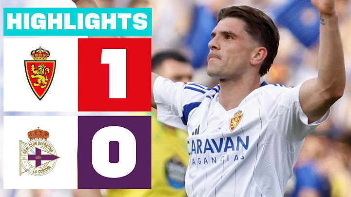 REAL ZARAGOZA 1 - 0 RC DEPORTIVO I HIGHLIGHTS LALIGA HYPERMOTION