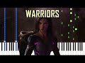 2WEI feat. Edda Hayes – Warriors (Imagine Dragons Cover) [Synthesia Piano Tutorial]