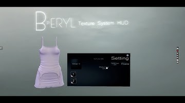 BERYL Texture System Tool for Second Life Creators - Part 3 Set the HUD USER: Materials and Alpha