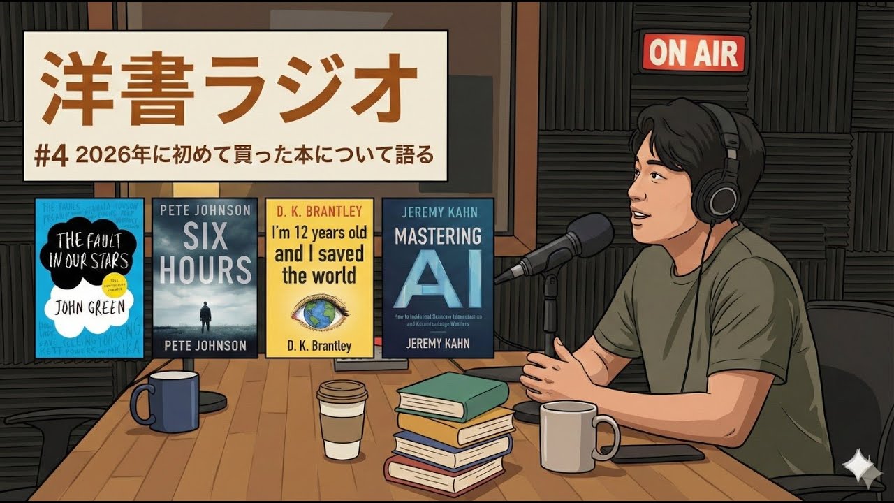 【洋書ラジオ】#4 2026年に初めて買った洋書について語る