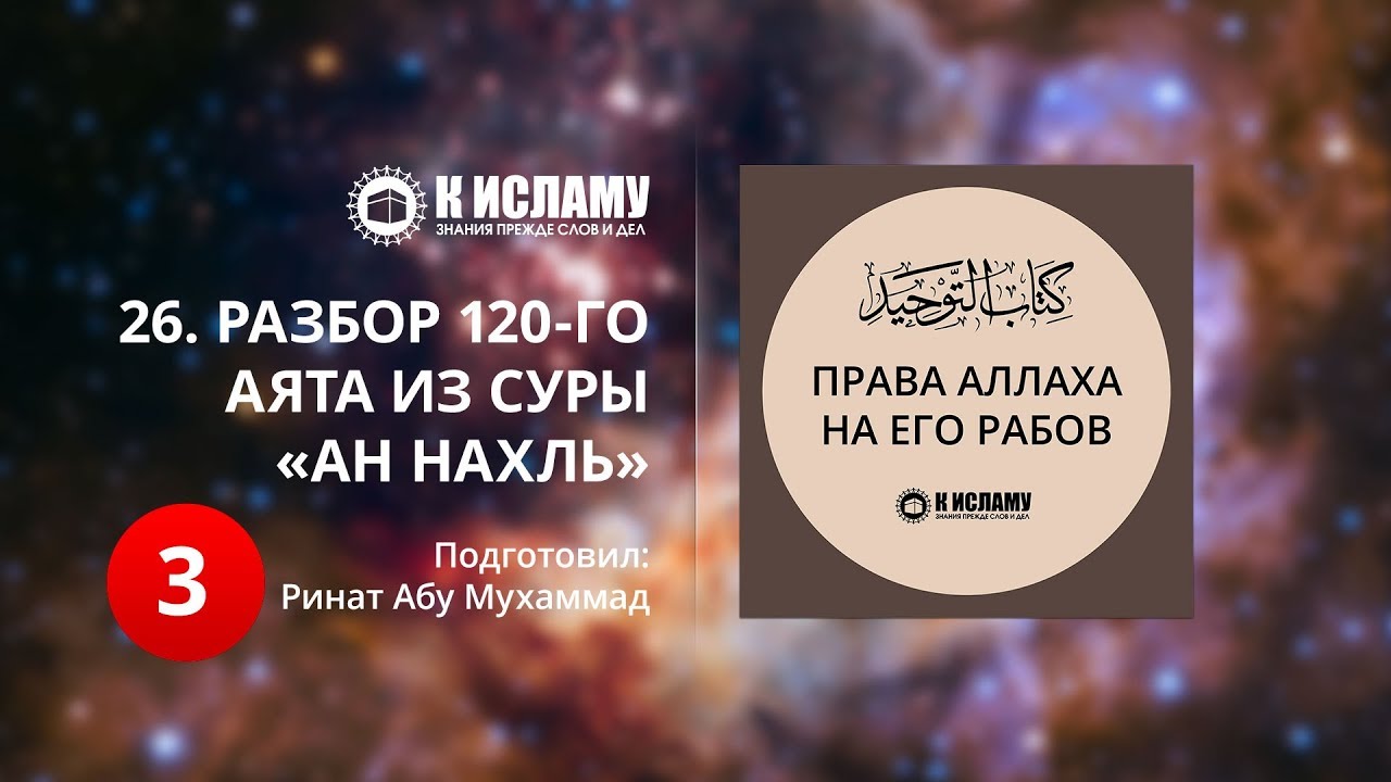 Сура ан нахль. АН Нахль 26.