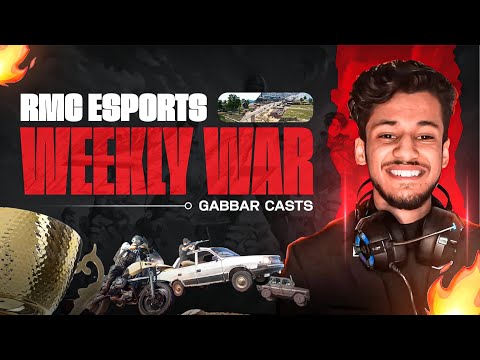 [HINDI] 5K WEEKLY WAR(DAY-2) || RMC ESPORTS || CASTING WITH GABBAR #BGIS #BGMI