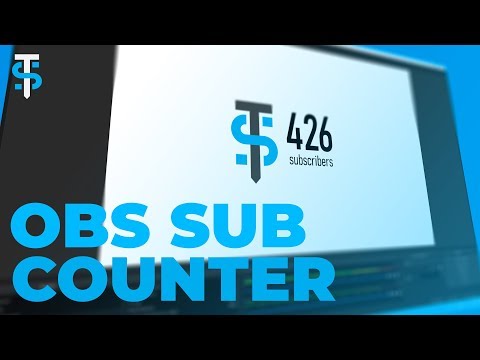 How to Show Live  Subscriber Count in OBS