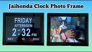 Jaihonda Photo Frame Clock Review And Demonstration