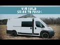 DIY Camper Van Build in less than 7 MINUTES | Start to Finish Conversion