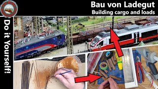 Modelleisenbahn H0 - Bau von Ladegut Baustahlmatten und Bewehrungsstahl im Upcycling