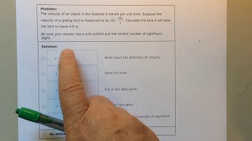 Aleks Identifying errors in the solution to a basic quantitative problem