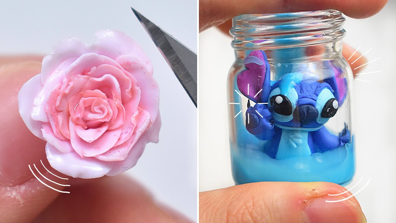 Mini Hacks 5 DIY miniature Hacks & Crafts | Polymer Clay | Strawberrypuffcake ...