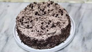 2 different layer chocolate cake without oven recipe