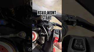 When Your RSV4 Won’t Start for “No Reason” 😂