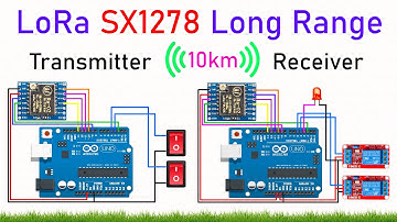 How to Use SX1278 LoRa 433MHz Module (RA-02) to Control a Relay with Transmitter & Receiver