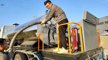 Intelligent asphalt distributor operation by IKOM