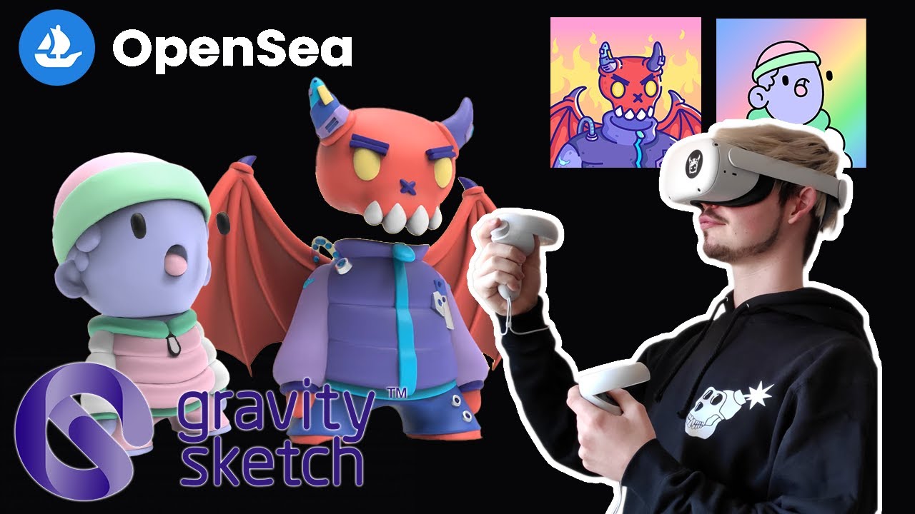 Doodles & Tasty Bones - Sculpting Toy derivatives of popular NFTs in Gravity Sketch VR