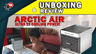 UNBOXING and REVIEW Mini Air Cooler | Arctic Air Ultra 2X Cooling Power!!! | LAWAK #ARCTICAIRCOOLER