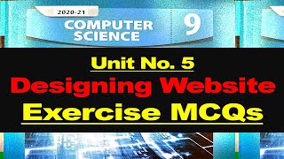 9th Class Computer Science Chapter 5 MCQs || New Book Session 2020-21 || Unit 5, 9th CS